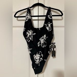 Sage Vaughn x RVCA Low Rise Cheeky Coverage One Piece Swimsuit - Medium